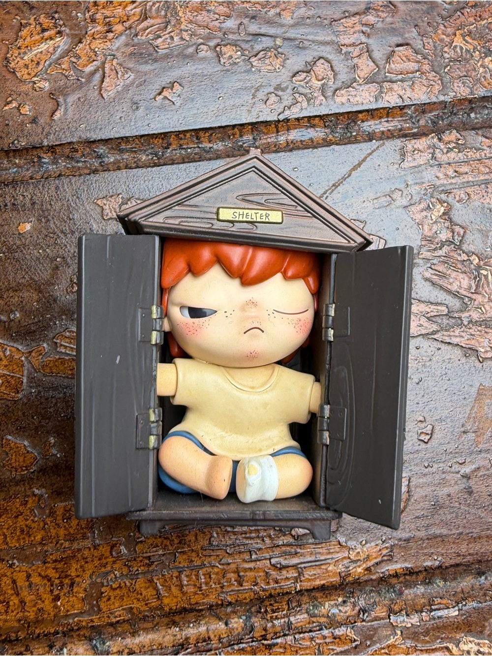 POP MART Hirono Shelter Series figure named "Mantel Clock"